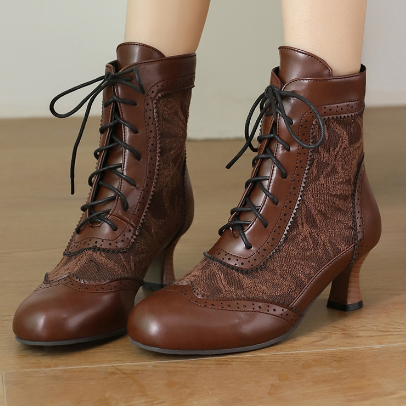 Women'S Shoes Big Feet - Botas cortas Vintage de talla grande