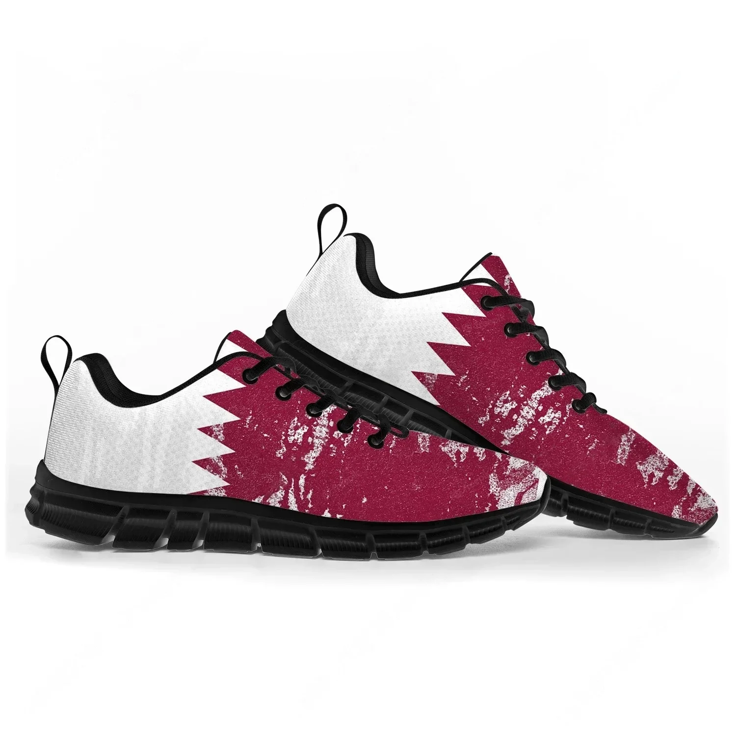 Women Shoes Qatar - Zapatos deportivos con bandera de Qatar