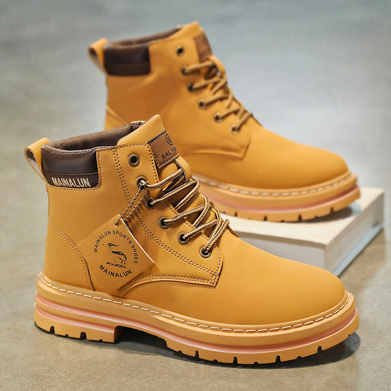 Suede Ankle Boot - Botas altas clásicas para hombre, botas