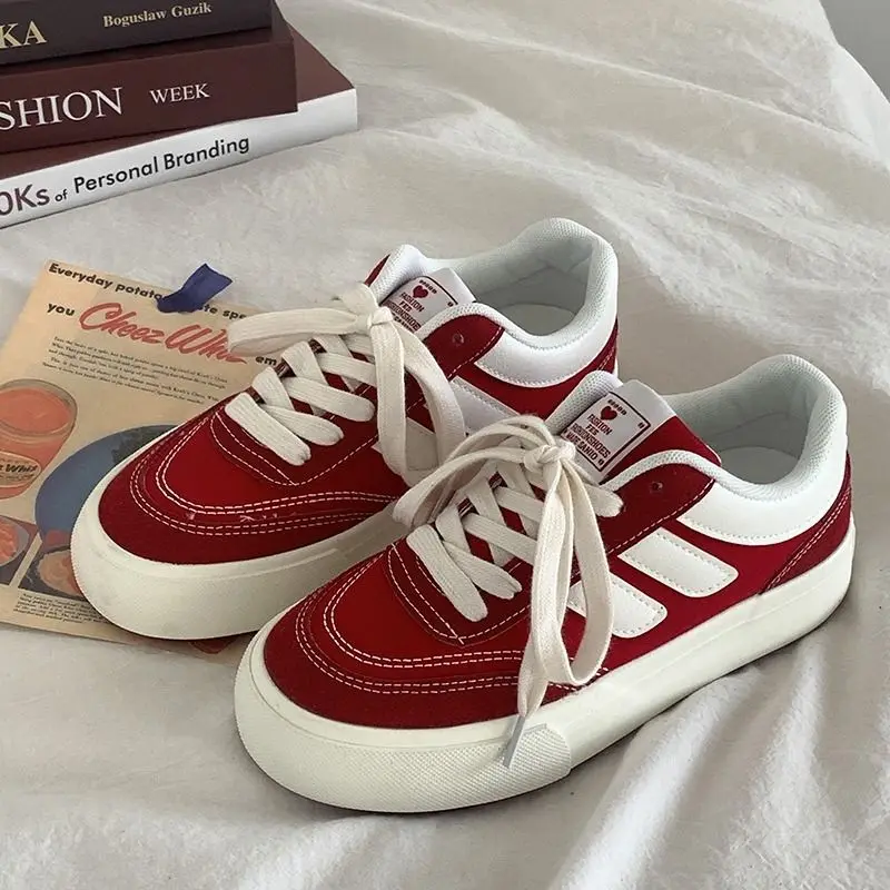 Women Shoes Vans - Zapatos vulcanizados de plataforma para mujer,