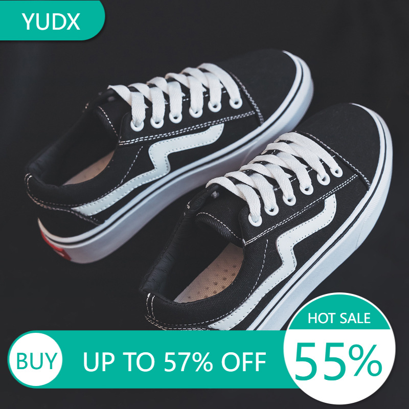 Women Shoes Vans - Zapatillas de lona vulcanizadas para mujer,