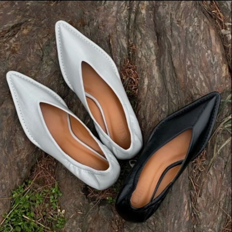 Mule Slip On - 2025 Nuevos zapatos individuales con punta
