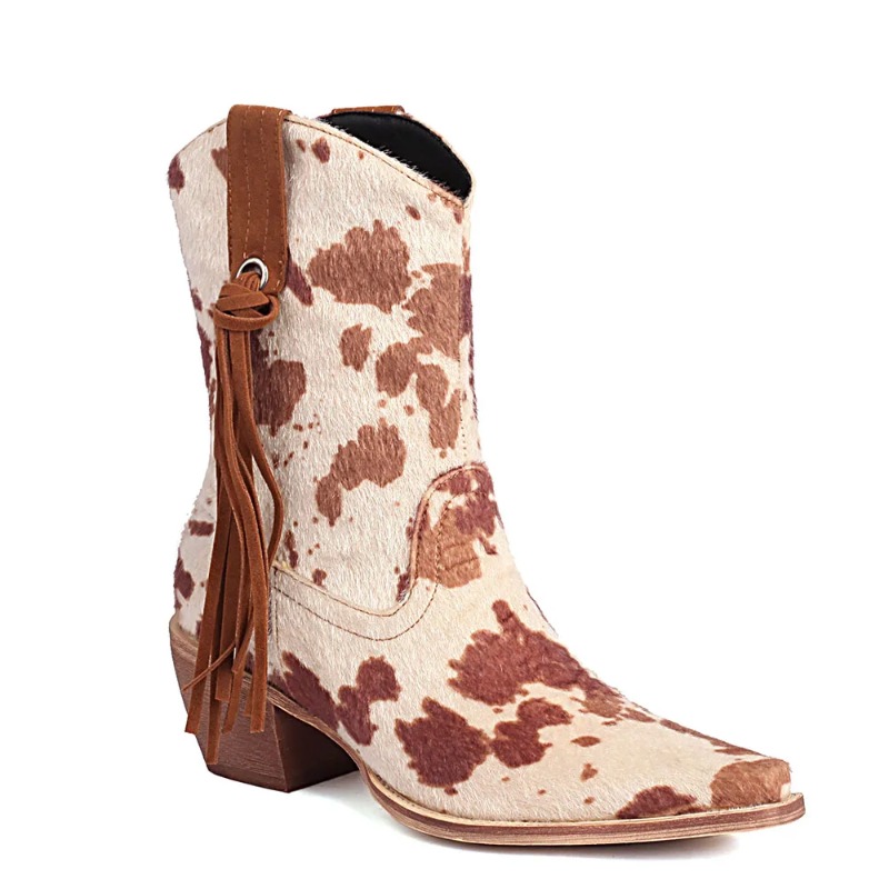 Women'S Shoes Big Feet - Nuevas botas de vaquero de crin