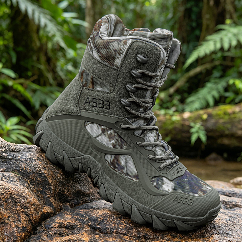 Suede Ankle Boot - Botas tácticas para hombre, botas militares
