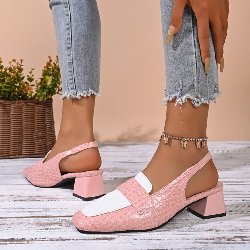 Zapatos de tacón slingback par - Women'S Shoes For Work reseña y precio