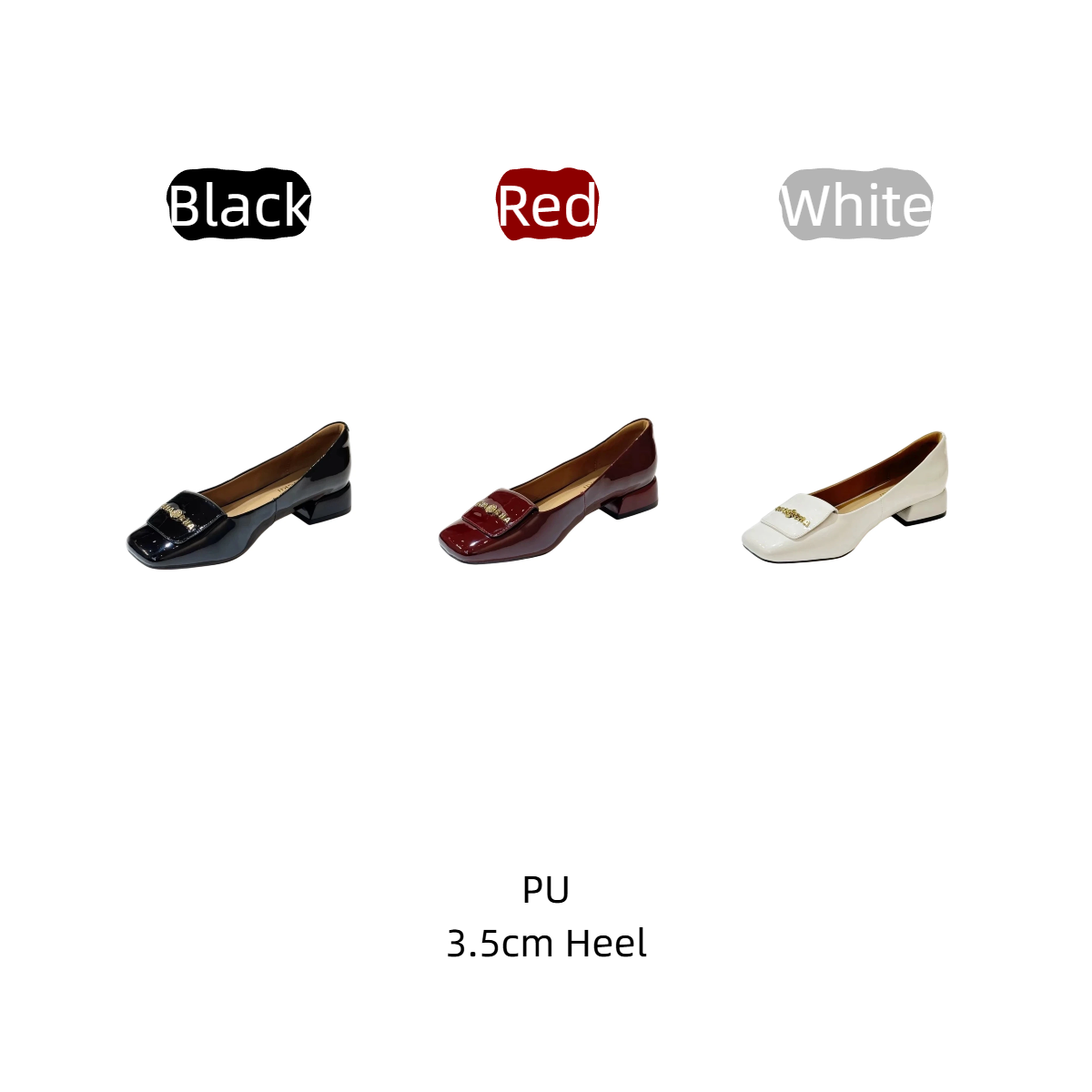 Zapatos de tacón cuadrado retr - Women'S Shoes For Work reseña y precio
