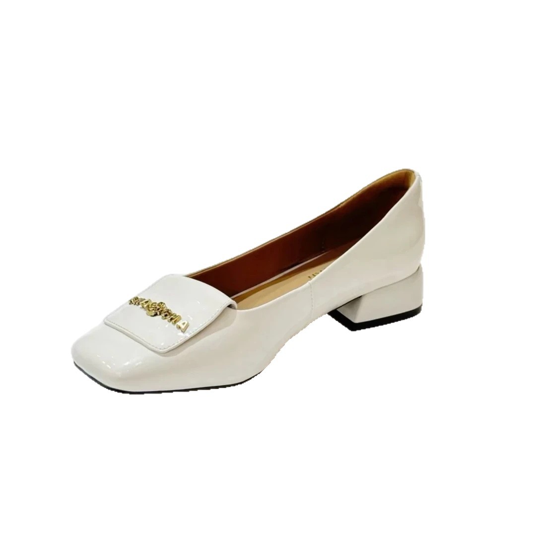 Zapatos de tacón cuadrado retr - Women'S Shoes For Work reseña y precio