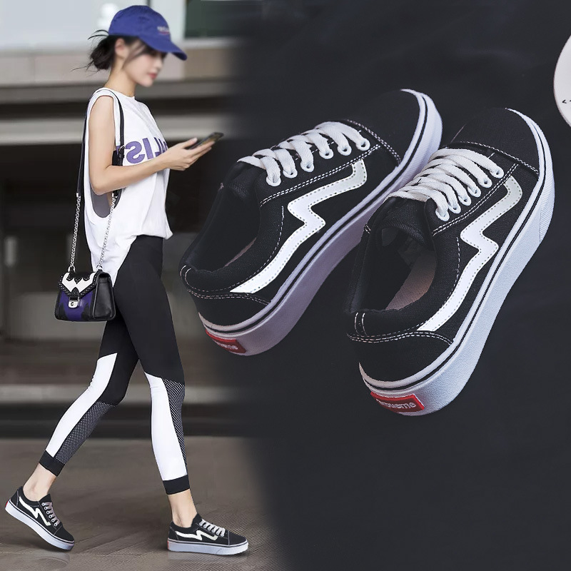 Zapatillas de lona vulcanizada - Women Shoes Vans reseña y precio
