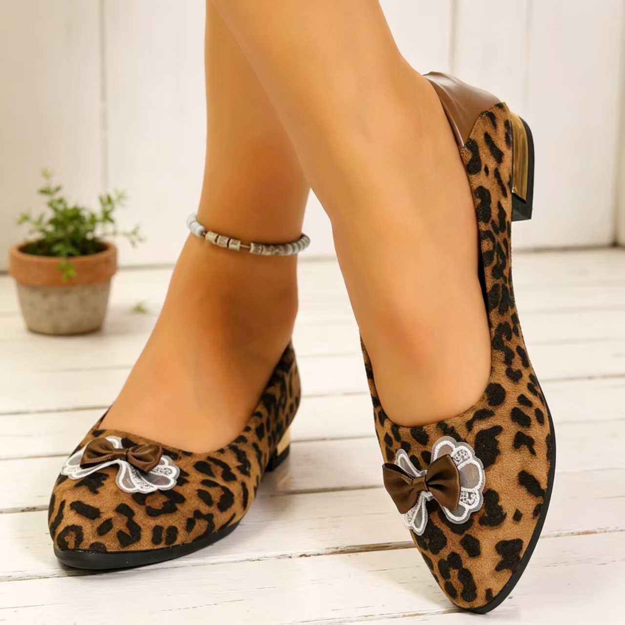 Zapatos de tacón bajo con punt - Women'S Shoes For Work reseña y precio