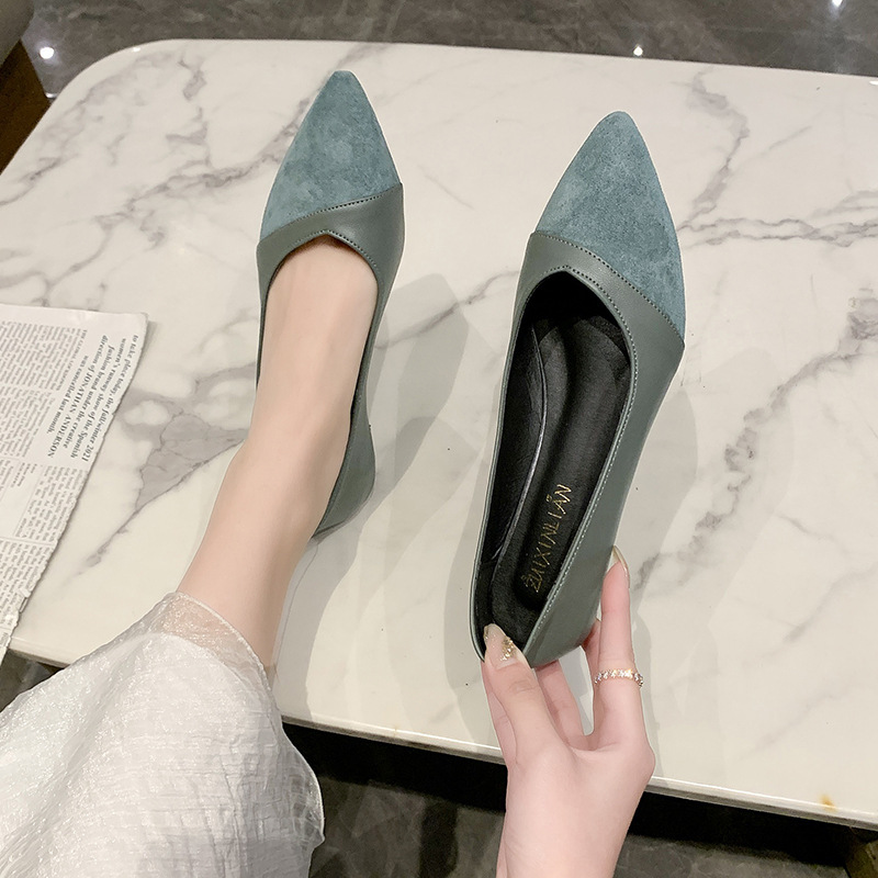 Zapatos planos de cuero negro  - Women'S Shoes For Work reseña y precio
