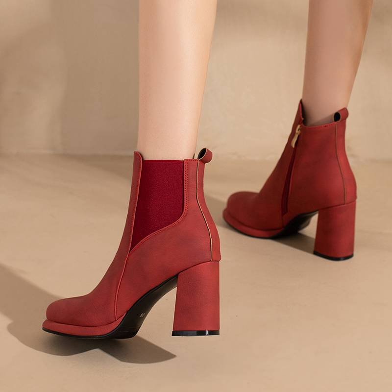 REAVE CAT-Botas cortas de plat - Women'S Shoes Big Feet reseña y precio