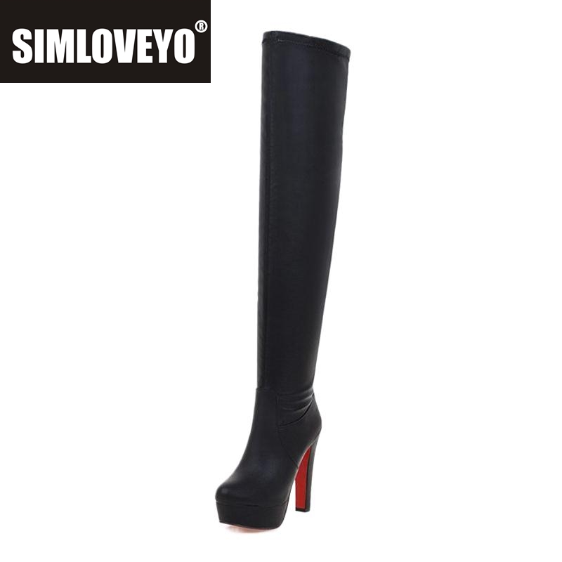 Zapatos SIMLOVEYO Botas por en - Women'S Shoes Big Feet reseña y precio