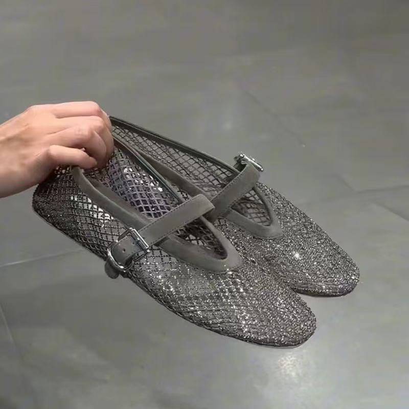 Sandalias Baotou con Pedrería  - Mule Slip On reseña y precio