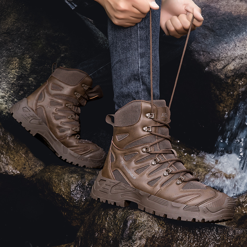 Botas tácticas de senderismo a - Suede Ankle Boot reseña y precio
