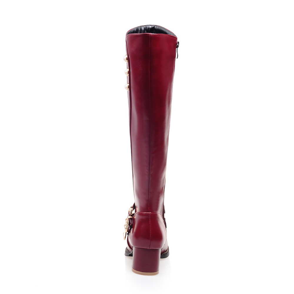 Botas de motocicleta hasta la  - Women'S Shoes Big Feet reseña y precio