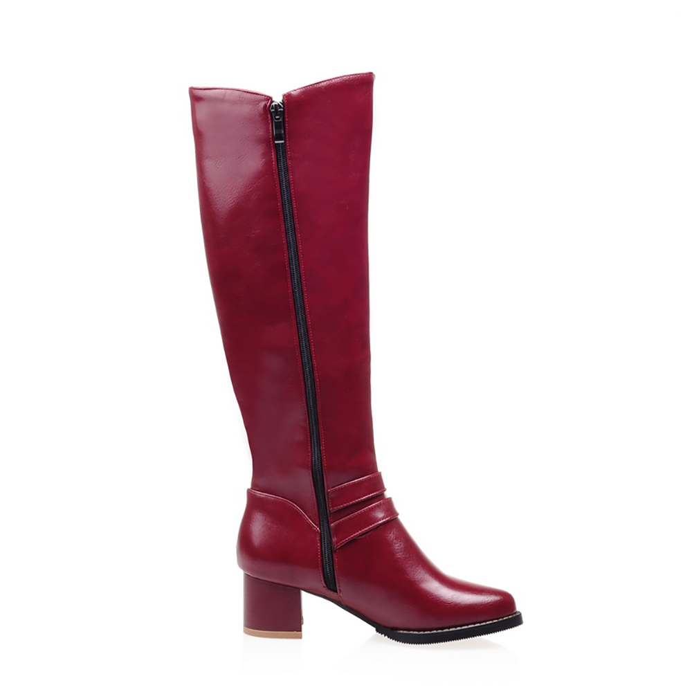 Botas de motocicleta hasta la  - Women'S Shoes Big Feet reseña y precio