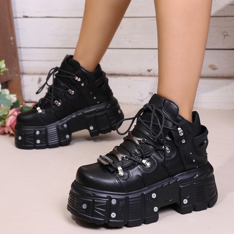 Zapatos de Mujer Estilo Punk c - Suede Ankle Boot reseña y precio
