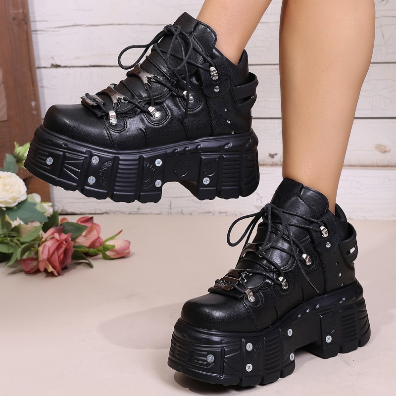 Zapatos de Mujer Estilo Punk c - Suede Ankle Boot reseña y precio