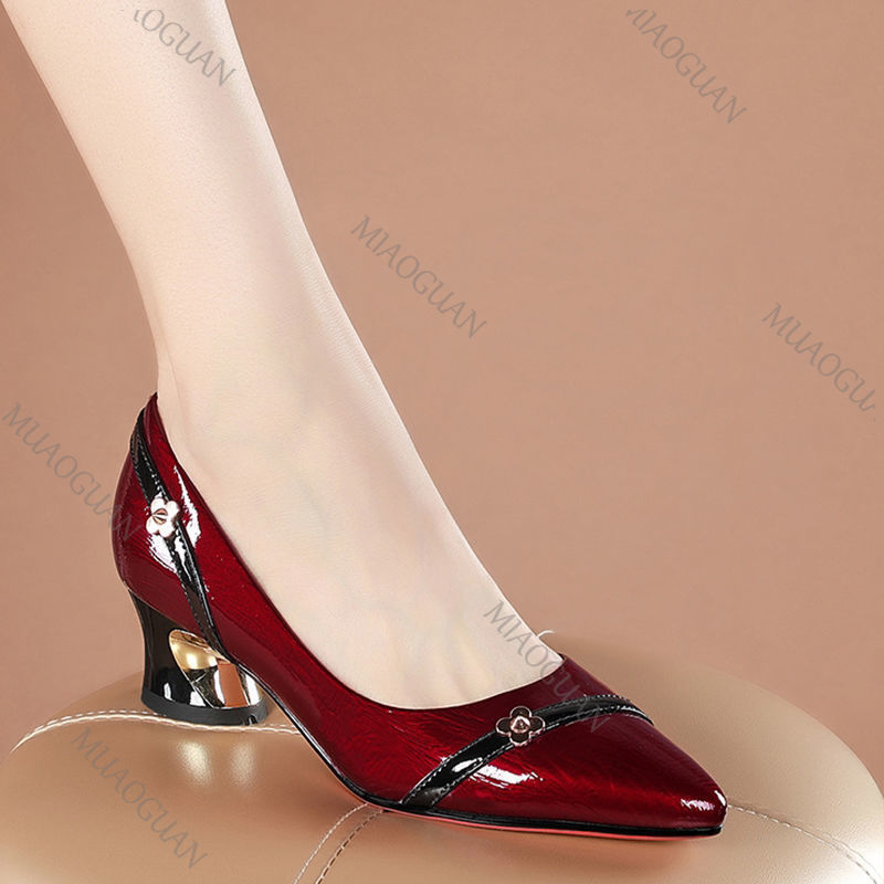 Zapatos de tacón medio grueso  - Women'S Shoes Professional reseña y precio