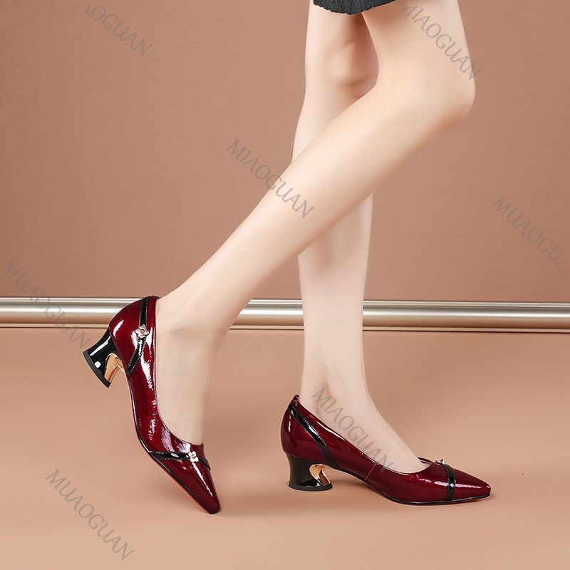 Zapatos de tacón medio grueso  - Women'S Shoes Professional reseña y precio