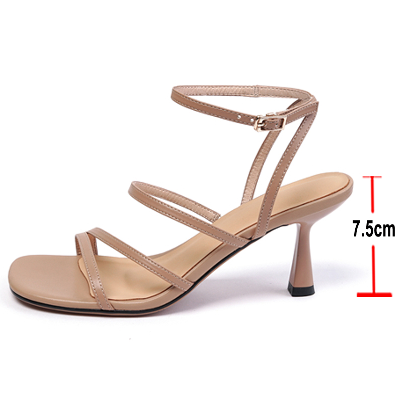 Meotina-Sandalias cuadradas co - Women'S Shoes Size 40 In Us reseña y precio